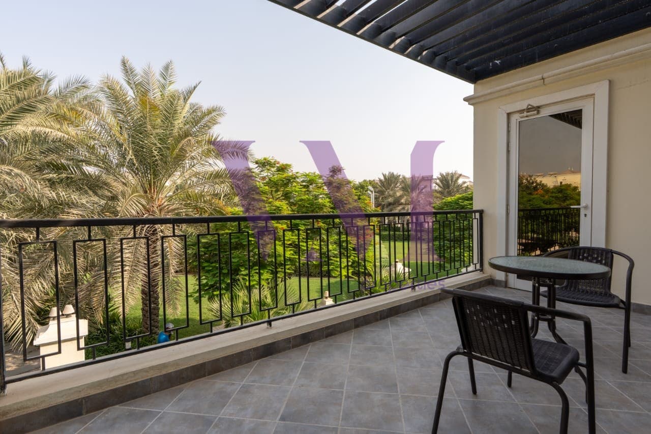 Private Pool | Fully Furnished | 4 BHK+Maid | Bayt — Al Hamra Village