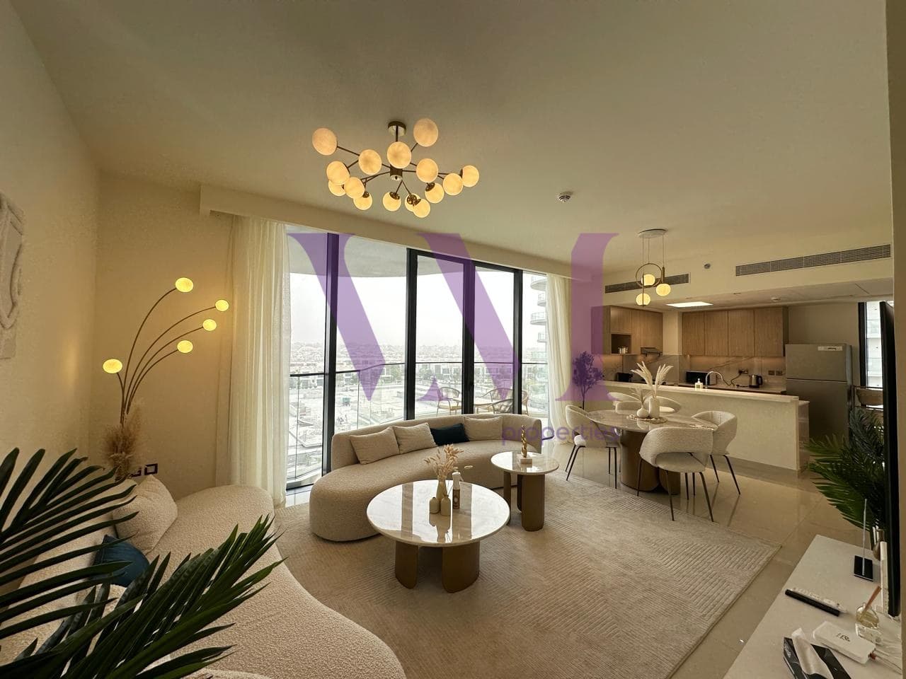 Fully Furnished 2-Bedroom Apartment + Maid Room — Mina Al Arab
