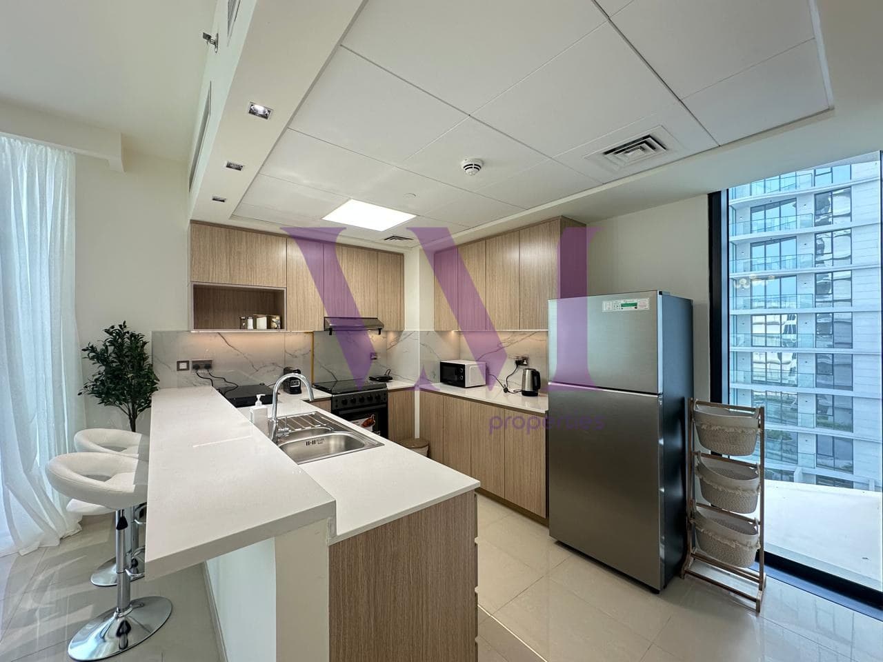 Fully Furnished 2-Bedroom Apartment + Maid Room — Mina Al Arab