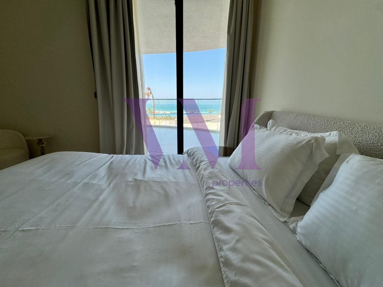 Furnished 2BR + Maid | Sea View | Modern Interiors — Mina Al Arab