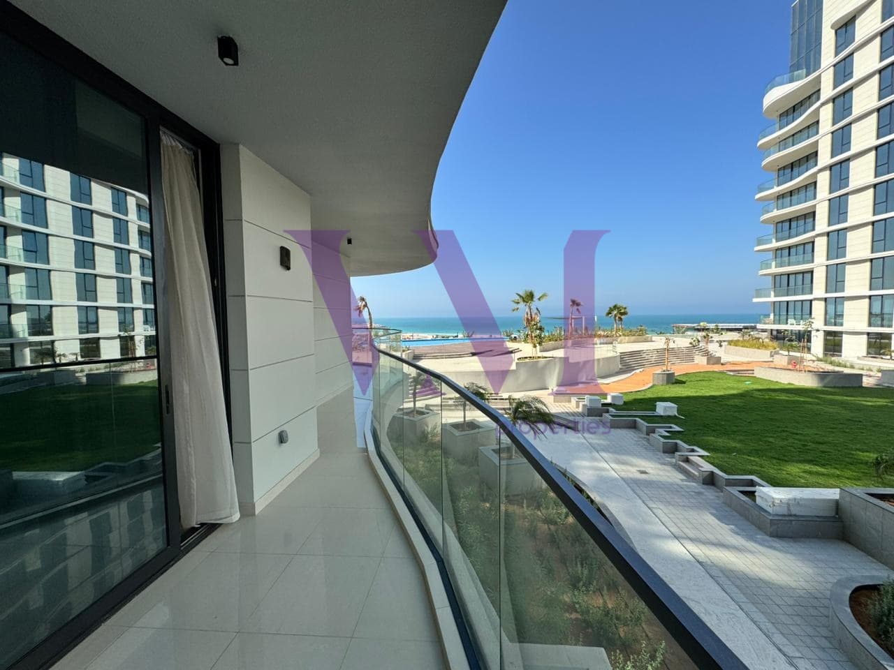 Furnished 2BR + Maid | Sea View | Modern Interiors — Mina Al Arab