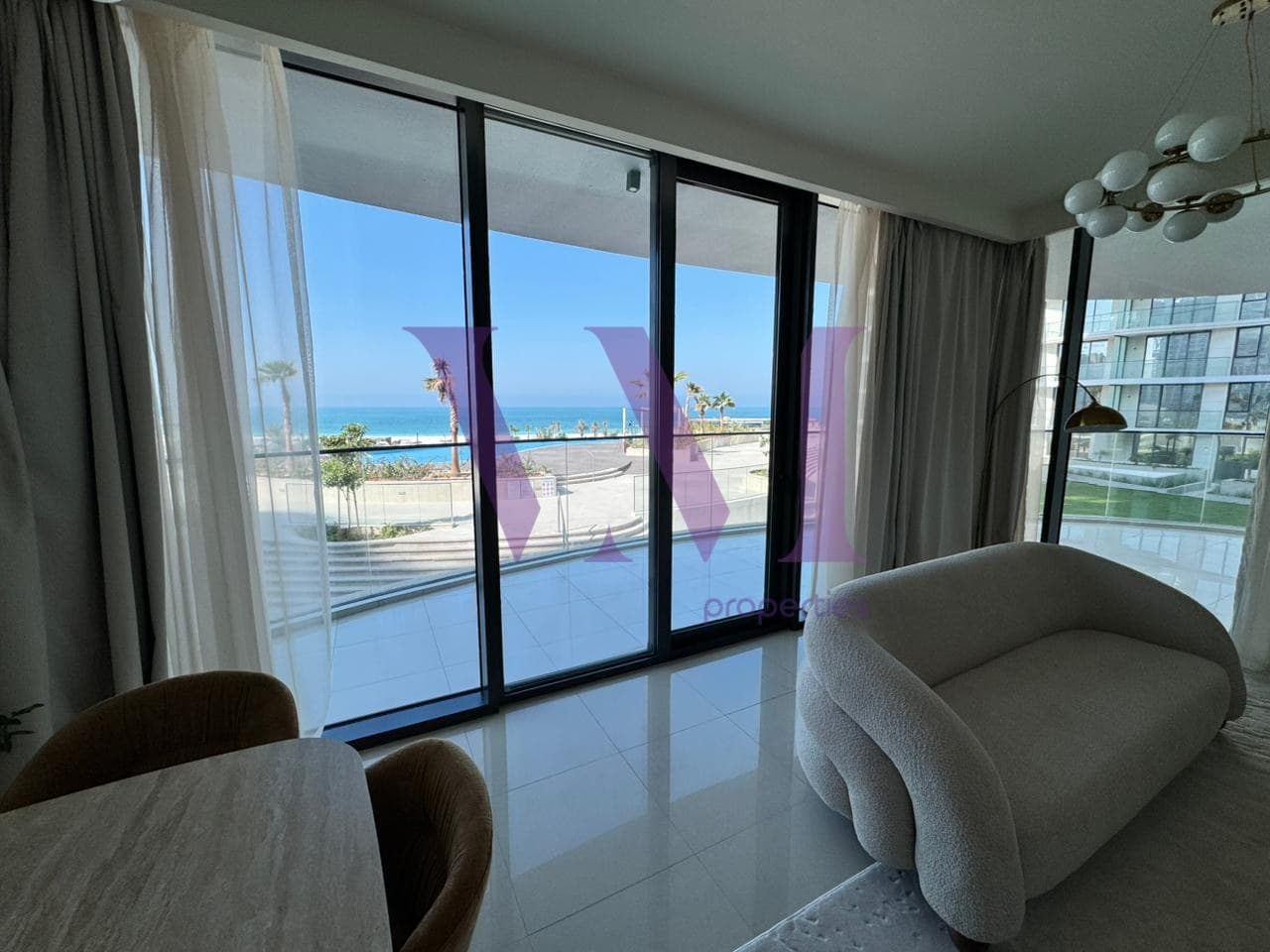 Furnished 2BR + Maid | Sea View | Modern Interiors — Mina Al Arab