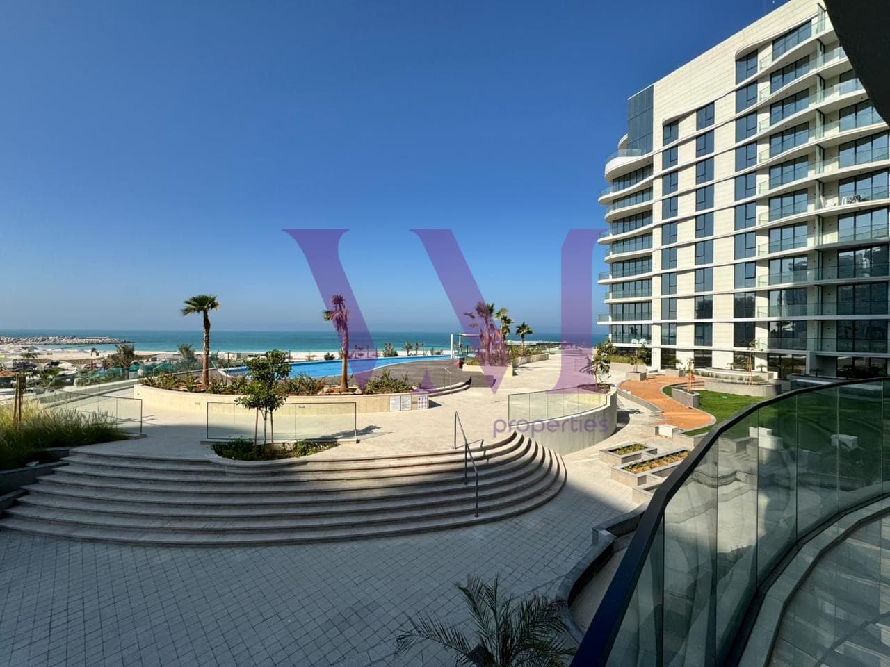 Furnished 2BR + Maid | Sea View | Modern Interiors — Mina Al Arab