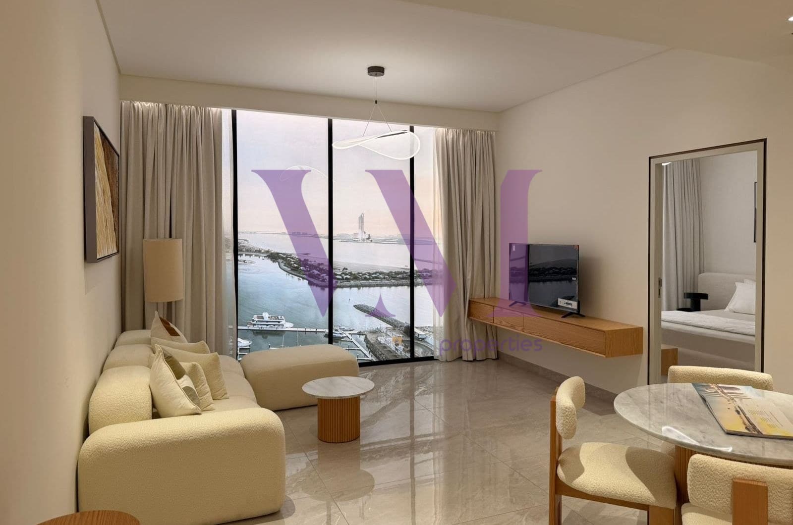 Waterfront Studio | Direct Sea View — Al Hamra Village