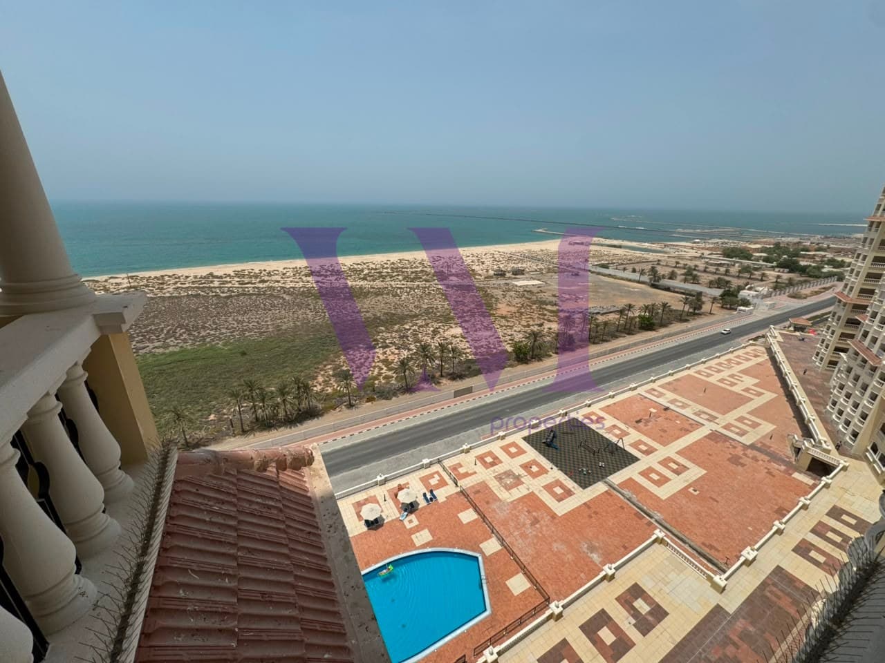 1BR | Sea View | Largest L-Shaped Balcony — Al Hamra Village