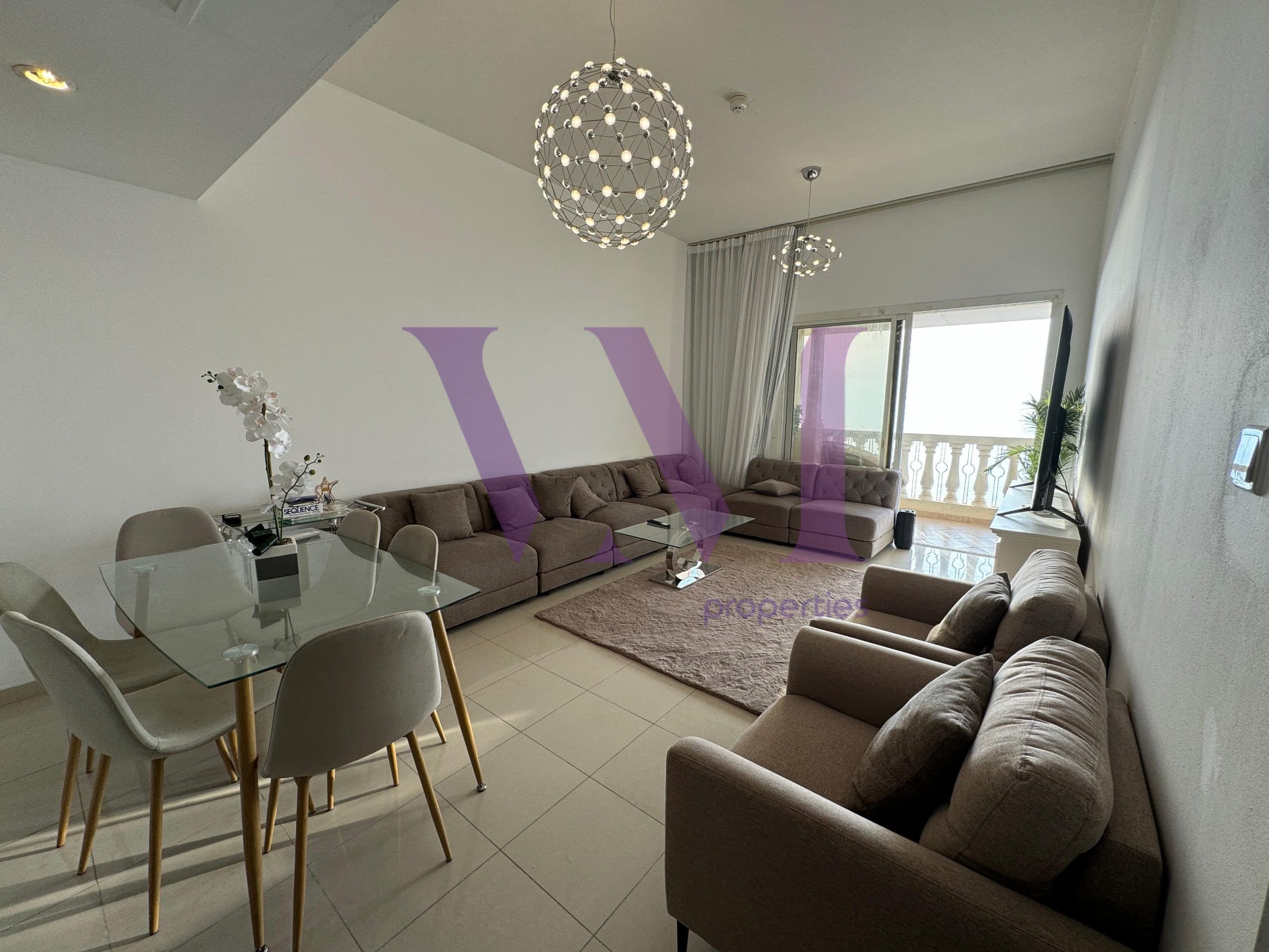 2BR | Fully Furnished | High Floor | Sea View — Al Hamra Village