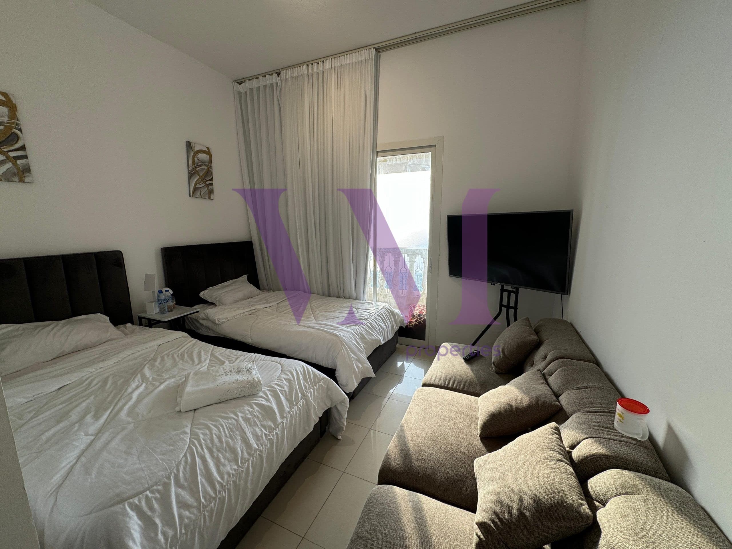 2BR | Fully Furnished | High Floor | Sea View — Al Hamra Village
