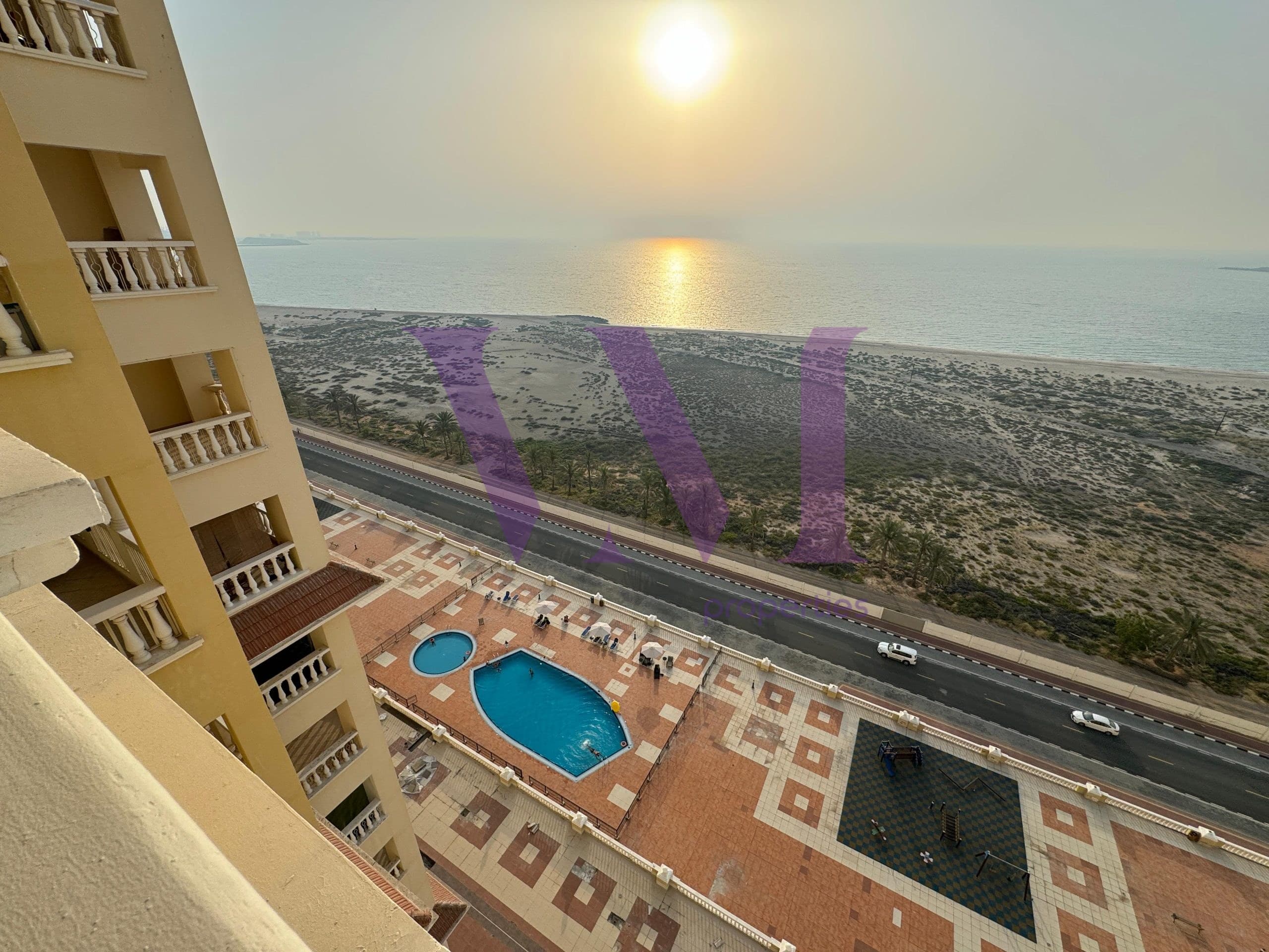 2BR | Fully Furnished | High Floor | Sea View — Al Hamra Village