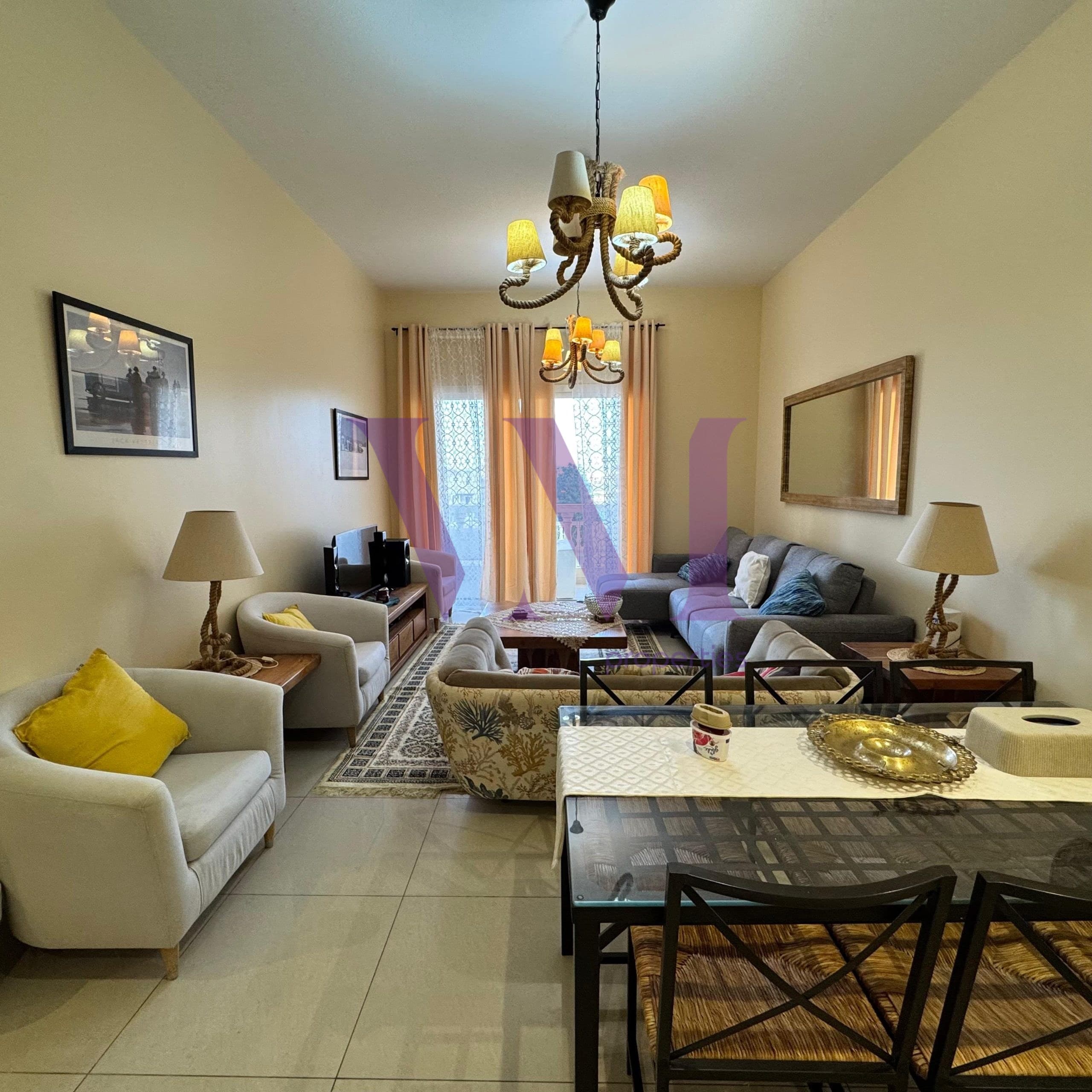 2BR | Fully Furnished | Lagoon view — Al Hamra Village