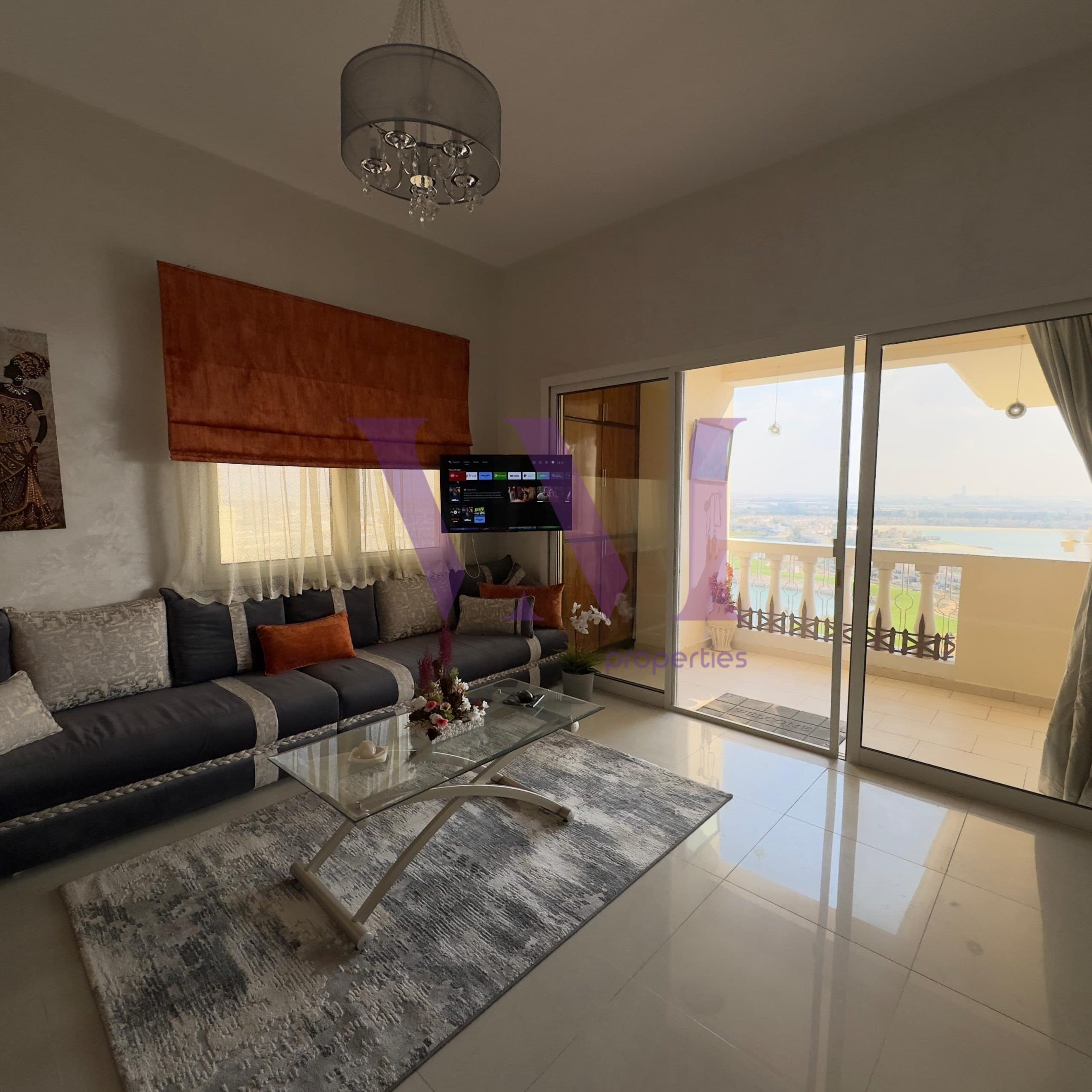 1BR | Fully Furnished | High Floor | Lagoon view — Al Hamra Village
