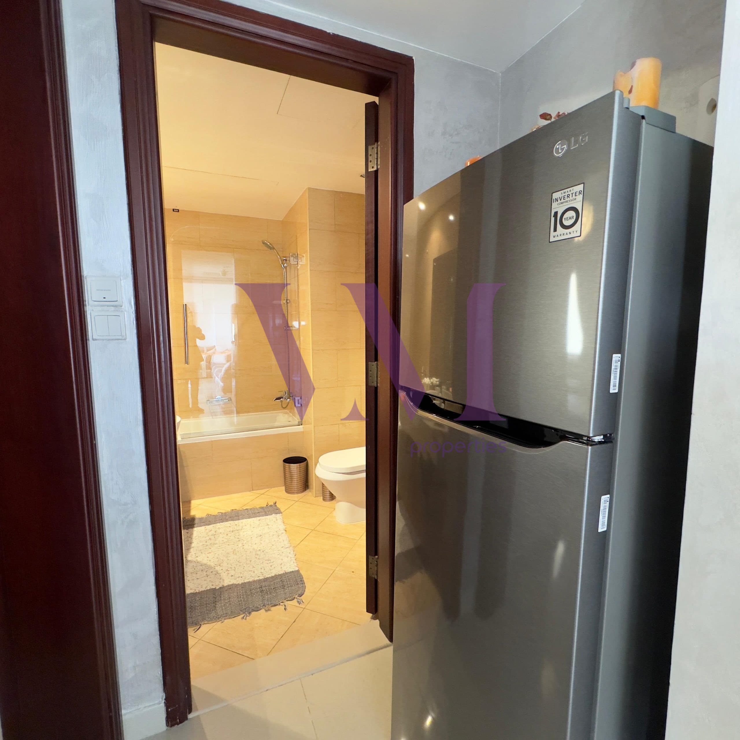 1BR | Fully Furnished | High Floor | Lagoon view — Al Hamra Village