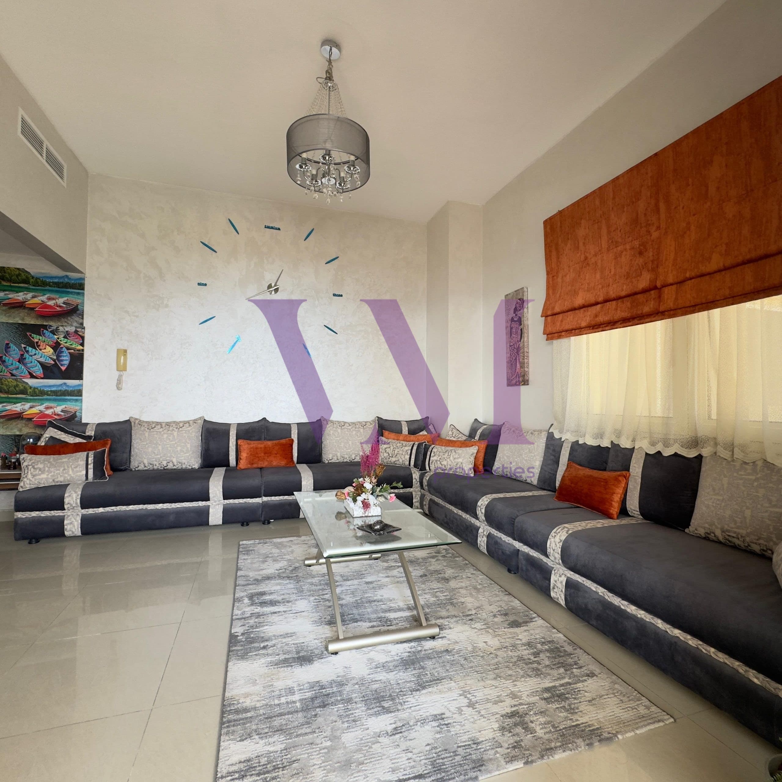 1BR | Fully Furnished | High Floor | Lagoon view — Al Hamra Village