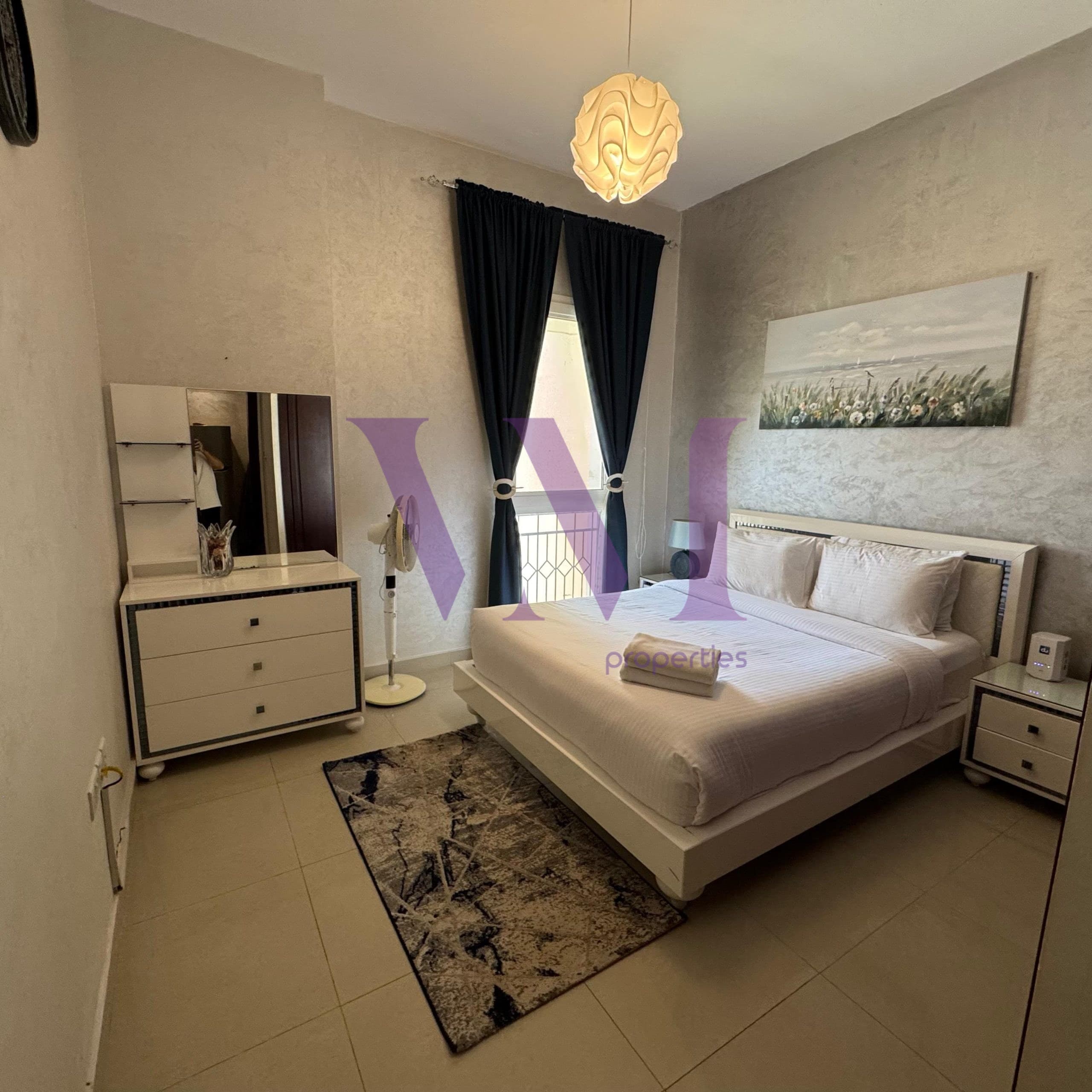 1BR | Fully Furnished | High Floor | Lagoon view — Al Hamra Village