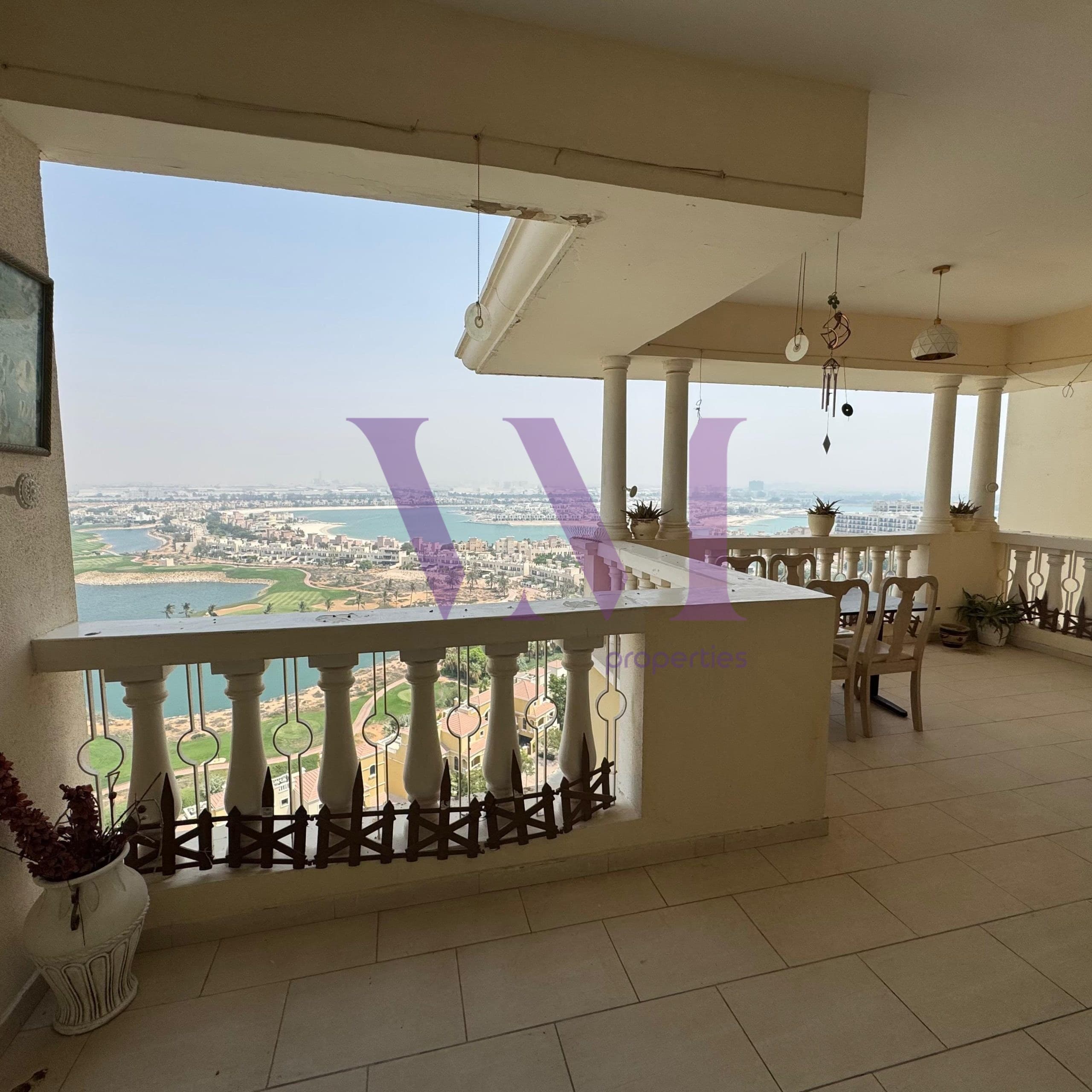 1BR | Fully Furnished | High Floor | Lagoon view — Al Hamra Village