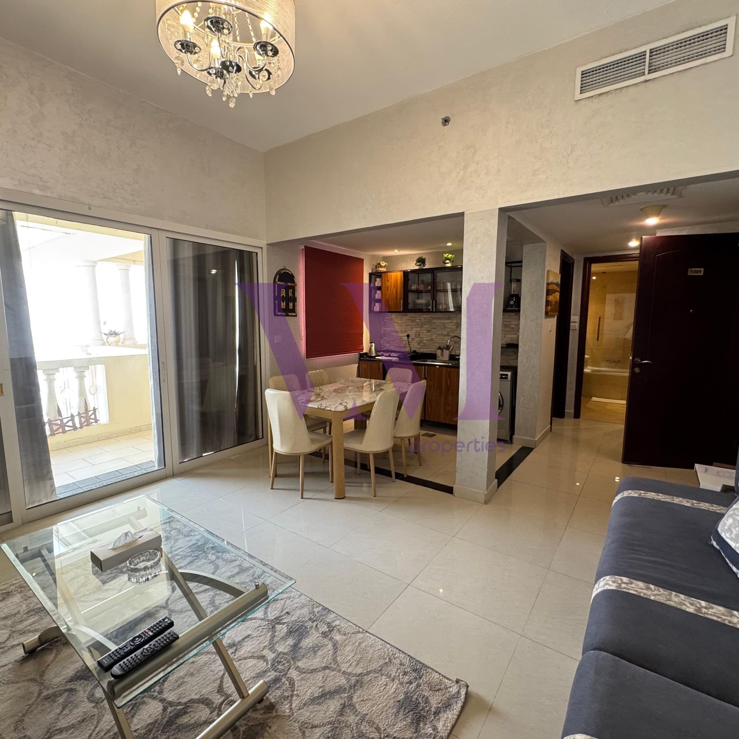 1BR | Fully Furnished | High Floor | Lagoon view — Al Hamra Village