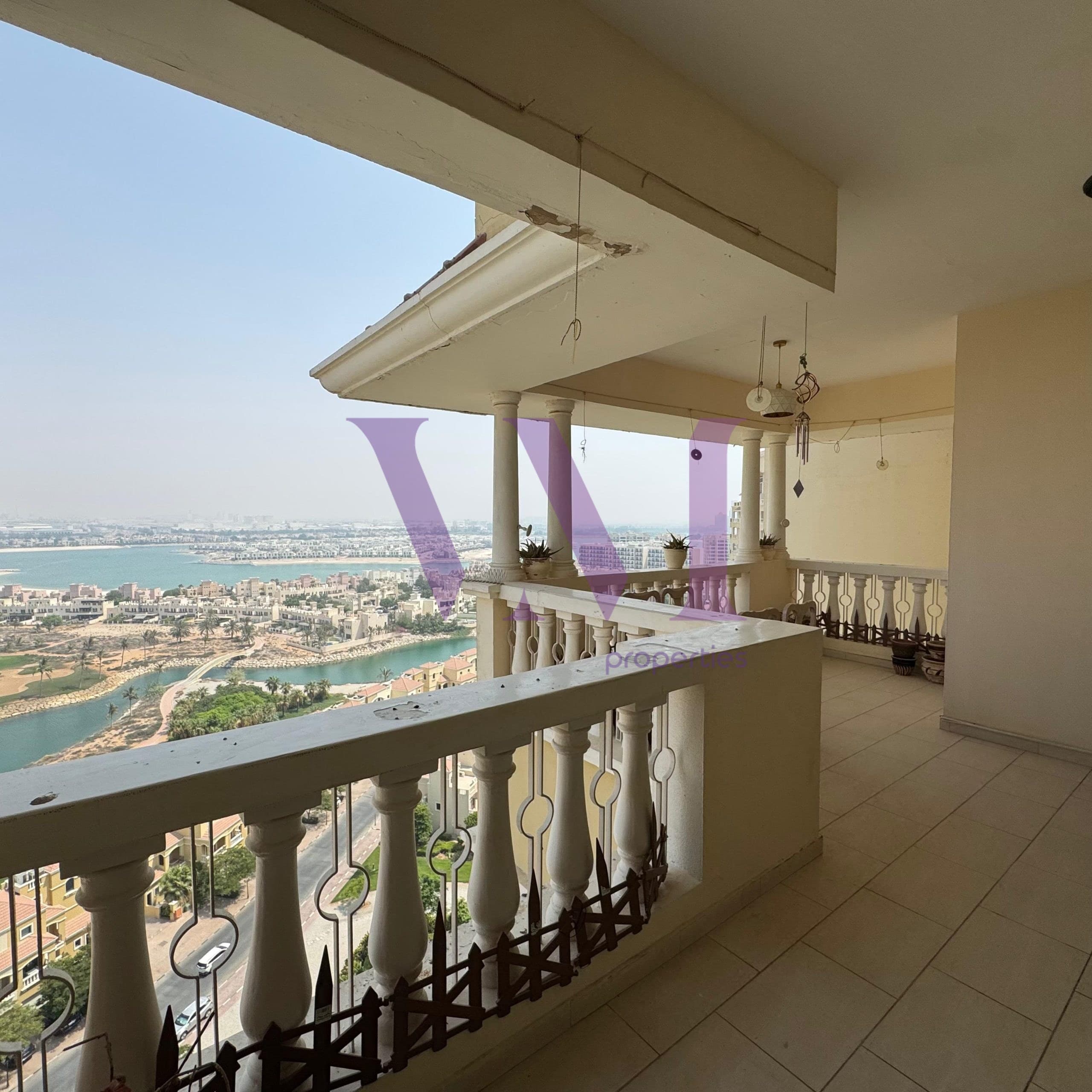 1BR | Fully Furnished | High Floor | Lagoon view — Al Hamra Village