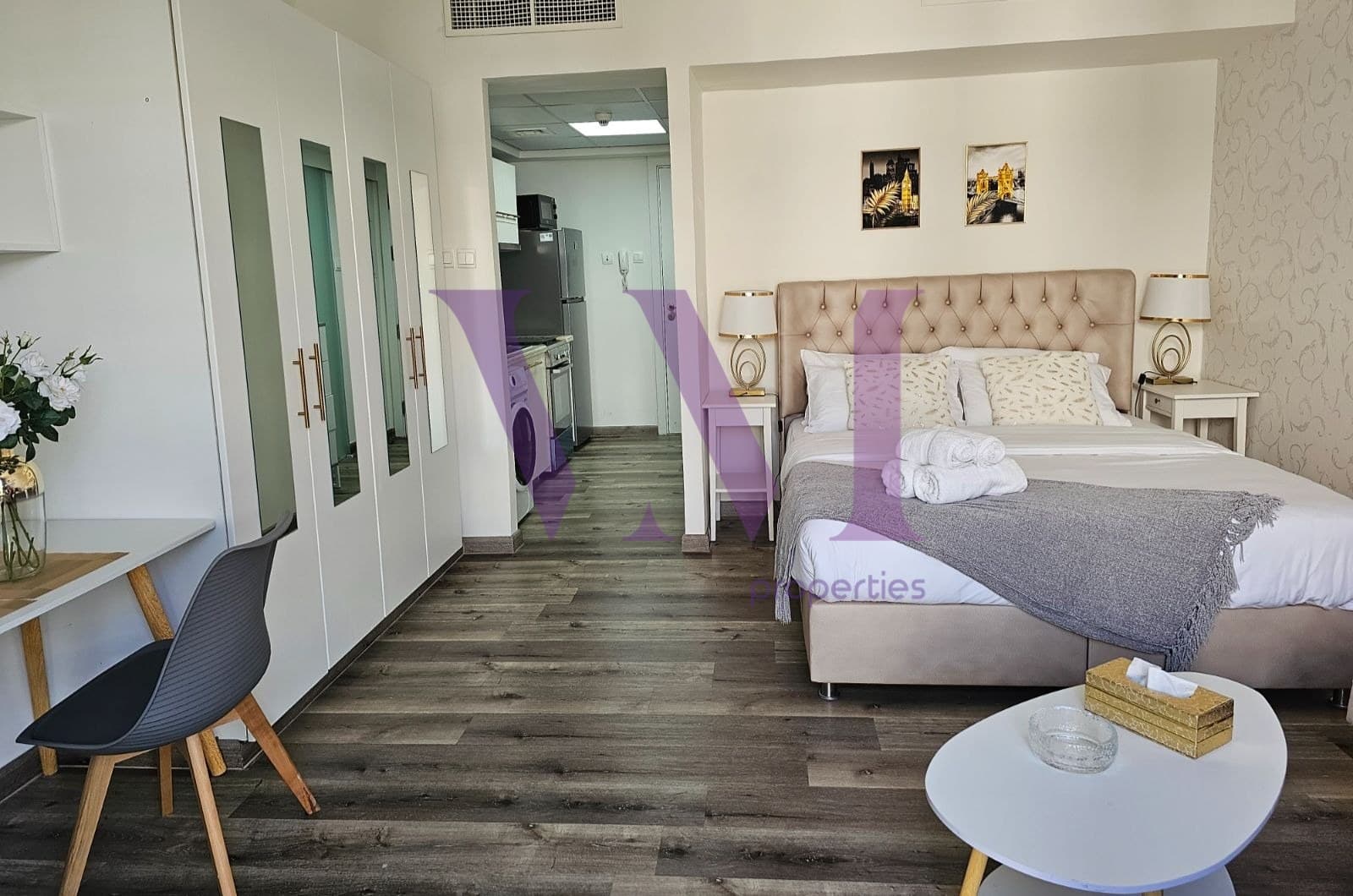 Stylish Upgraded Studio with Partial Sea View — Al Marjan Island
