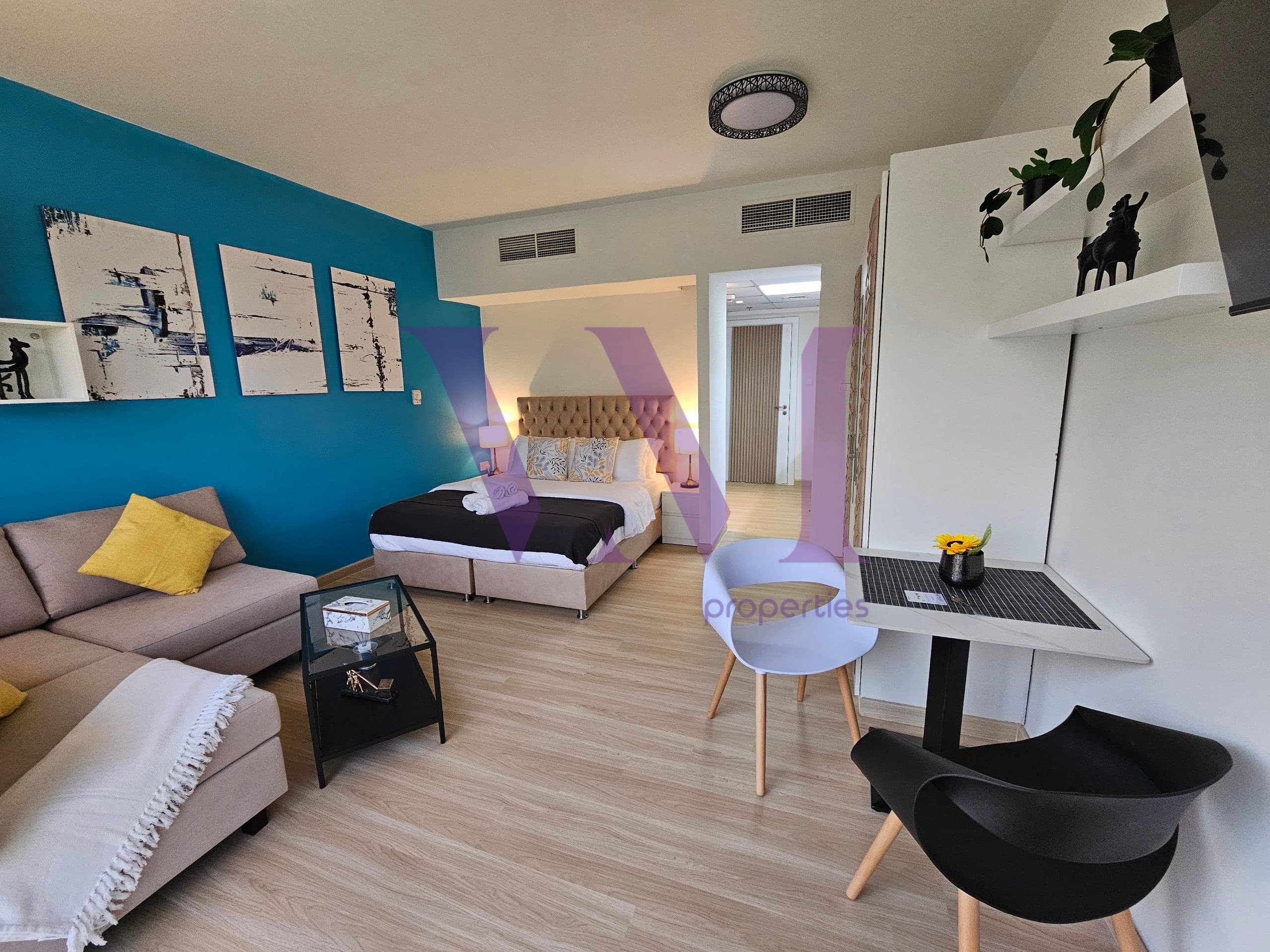 Fully Upgraded & Rented Studio | High Floor — Al Marjan Island