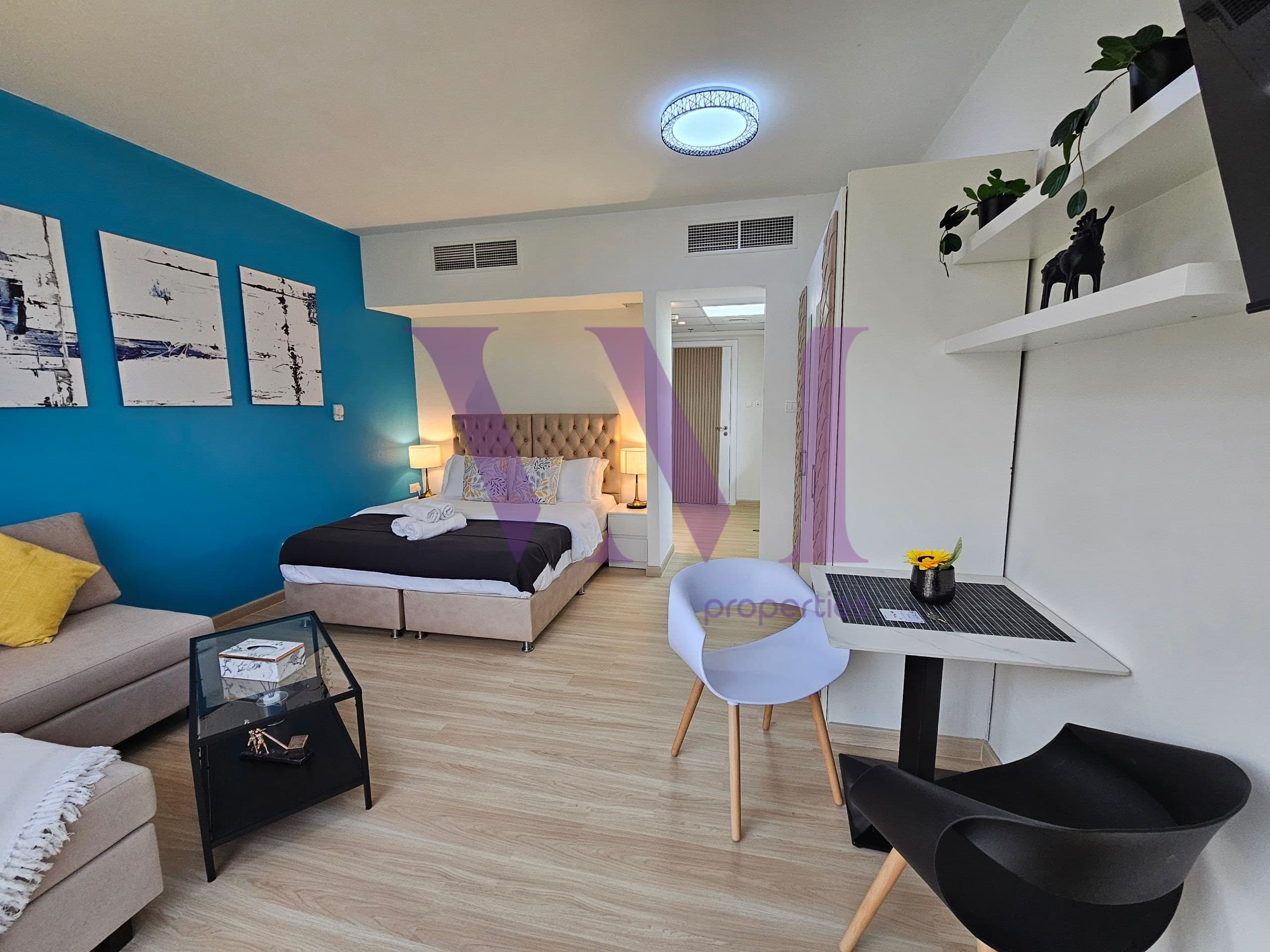 Fully Upgraded & Rented Studio | High Floor — Al Marjan Island