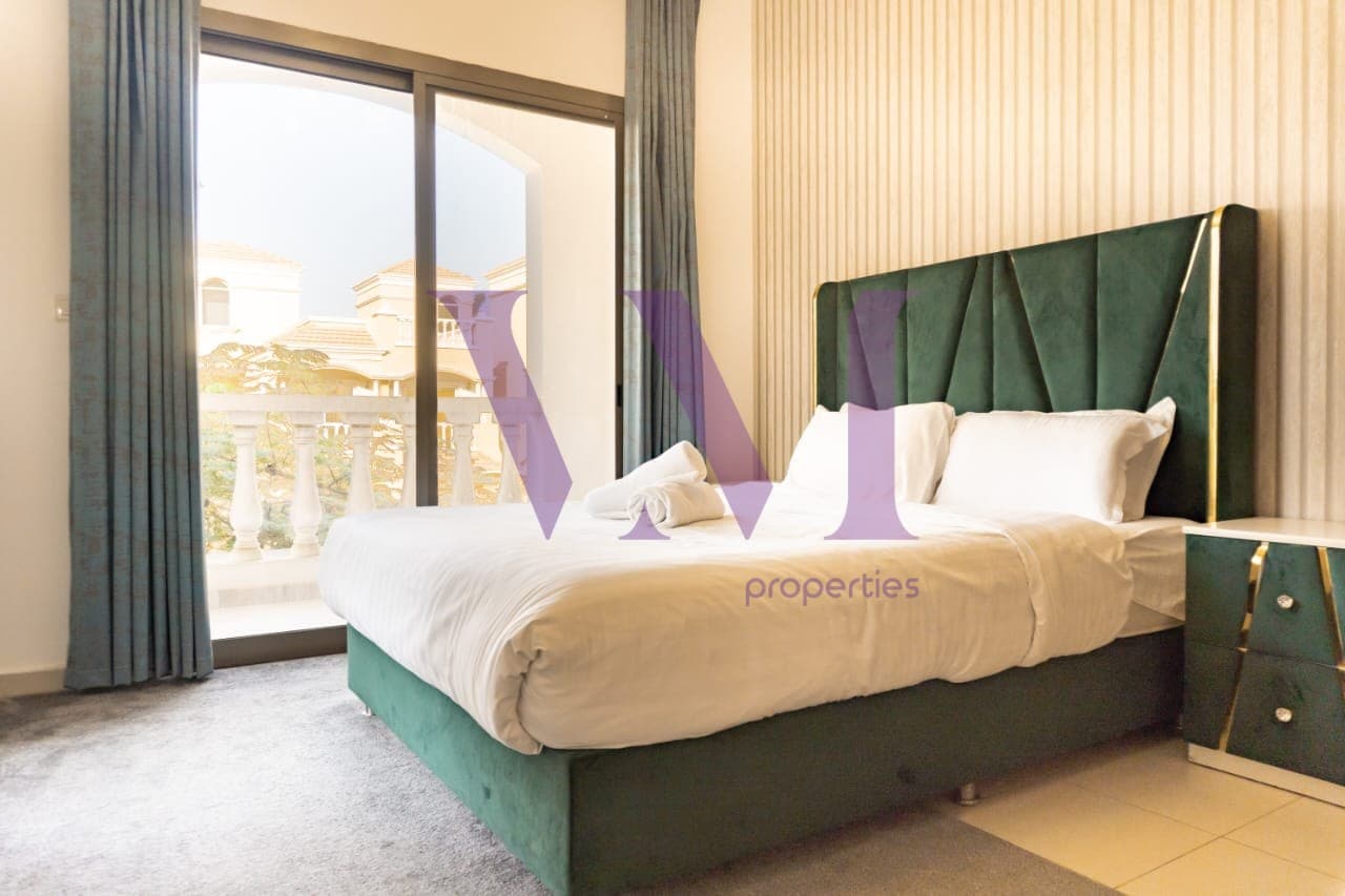 Private Pool l Furnished 4 Beds + Maid Villa — Al Hamra Village
