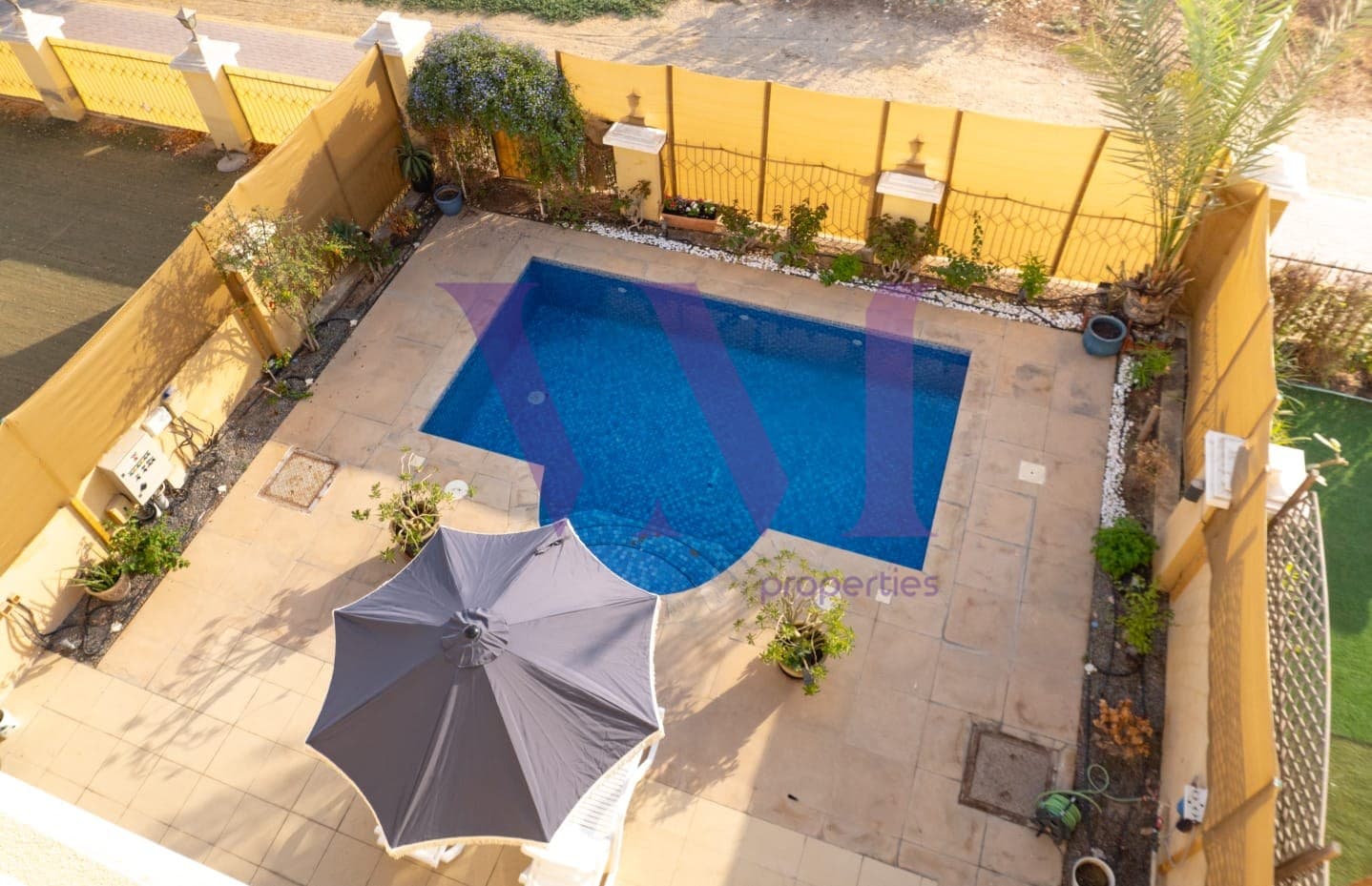 Private Pool l Furnished 4 Beds + Maid Villa — Al Hamra Village