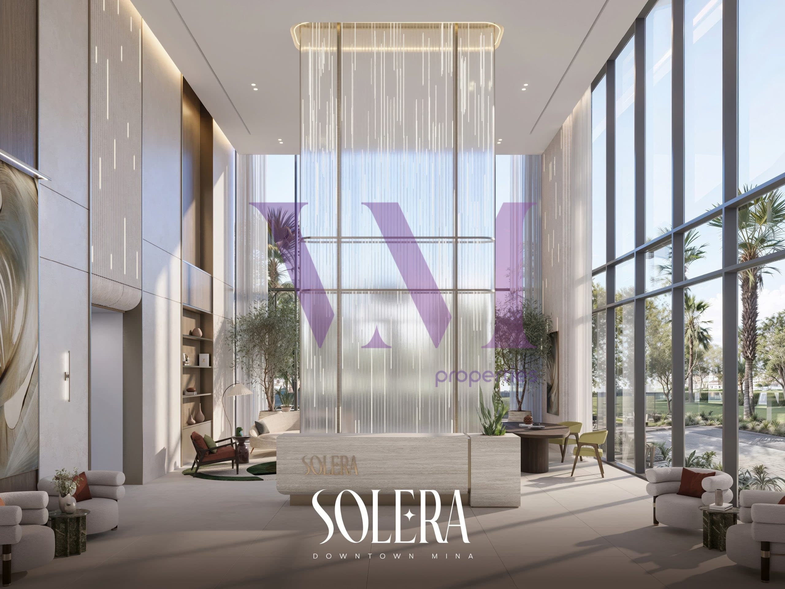 Luxury 1BR | Pool View | Solera Downtown — Mina Al Arab