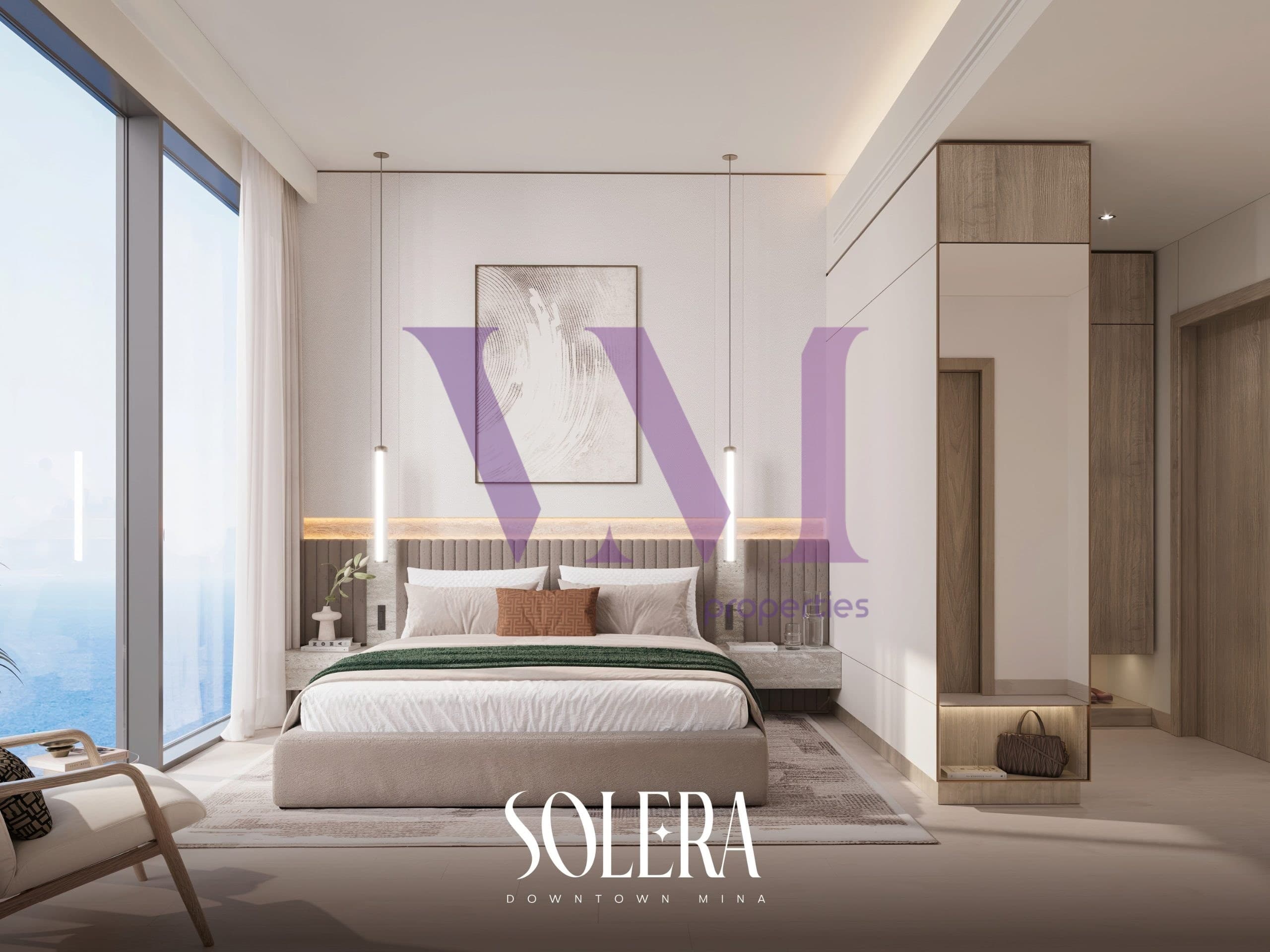 Luxury 1BR | Pool View | Solera Downtown — Mina Al Arab