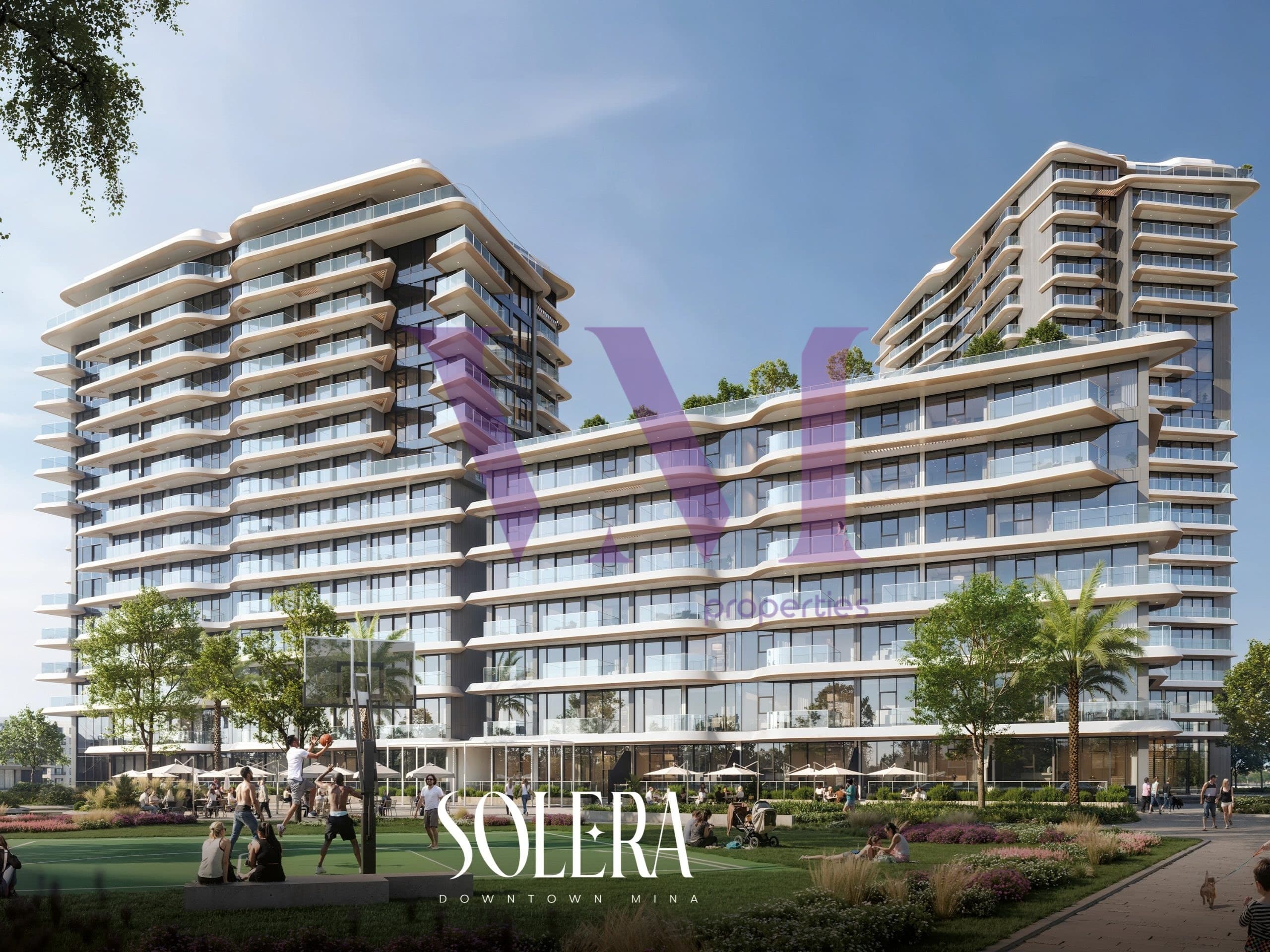 Luxury 1BR | Pool View | Solera Downtown — Mina Al Arab