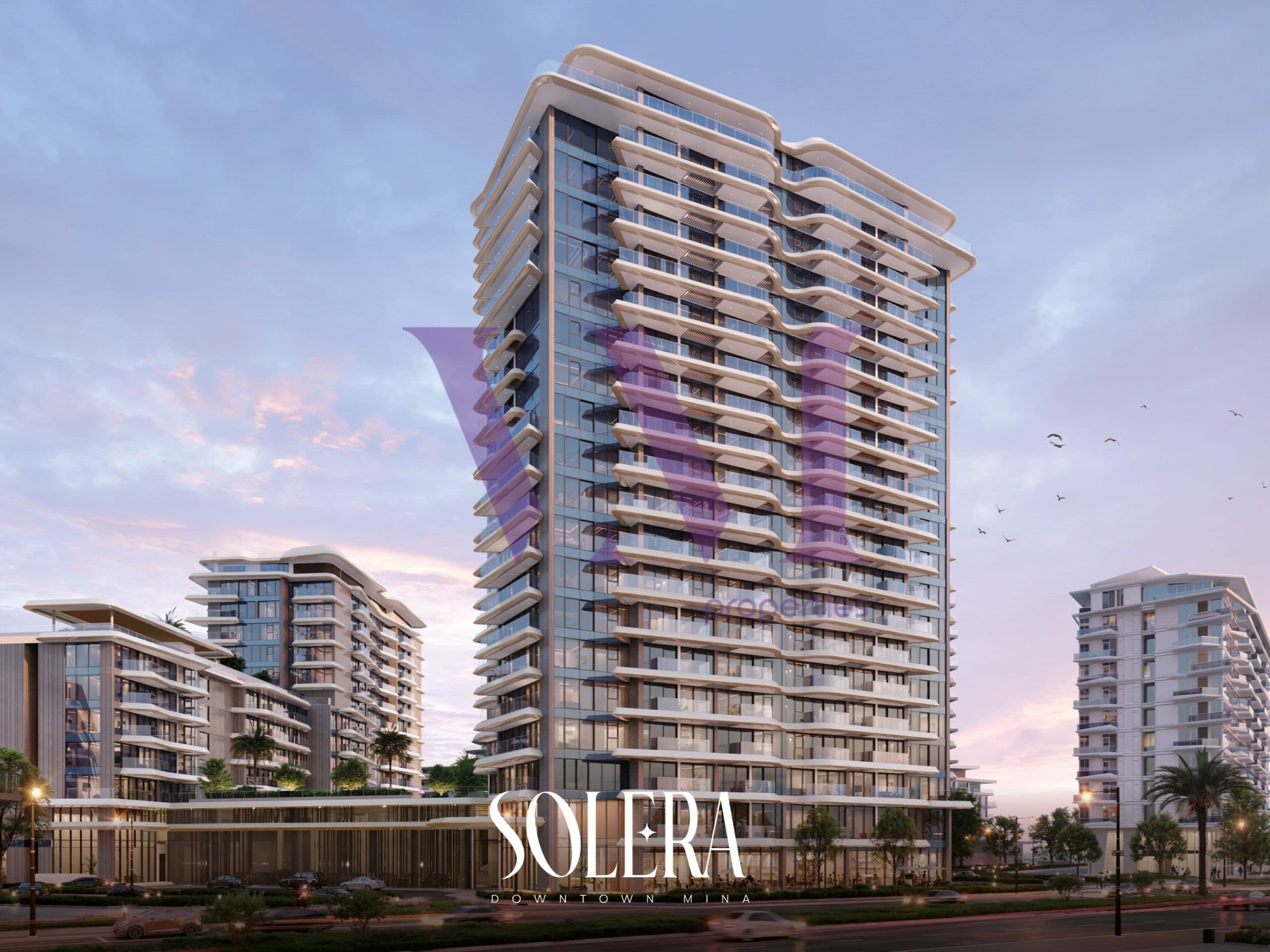 Luxury 1BR | Pool View | Solera Downtown — Mina Al Arab