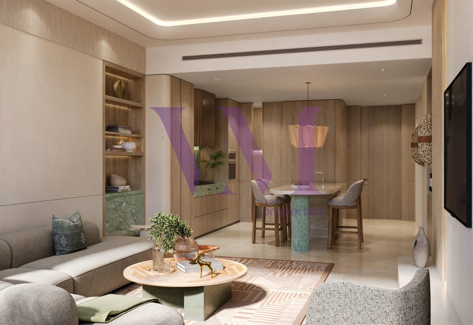 Furnished 1-Bed Apartment, Al Marjan Island — Al Marjan Island