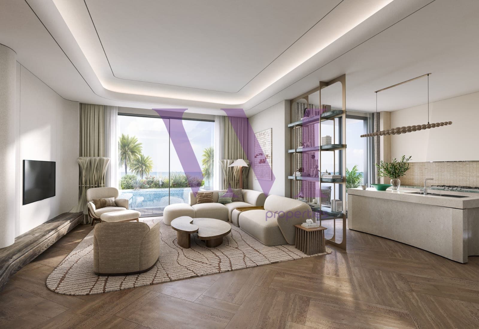 Furnished 1-Bed Apartment, Al Marjan Island — Al Marjan Island