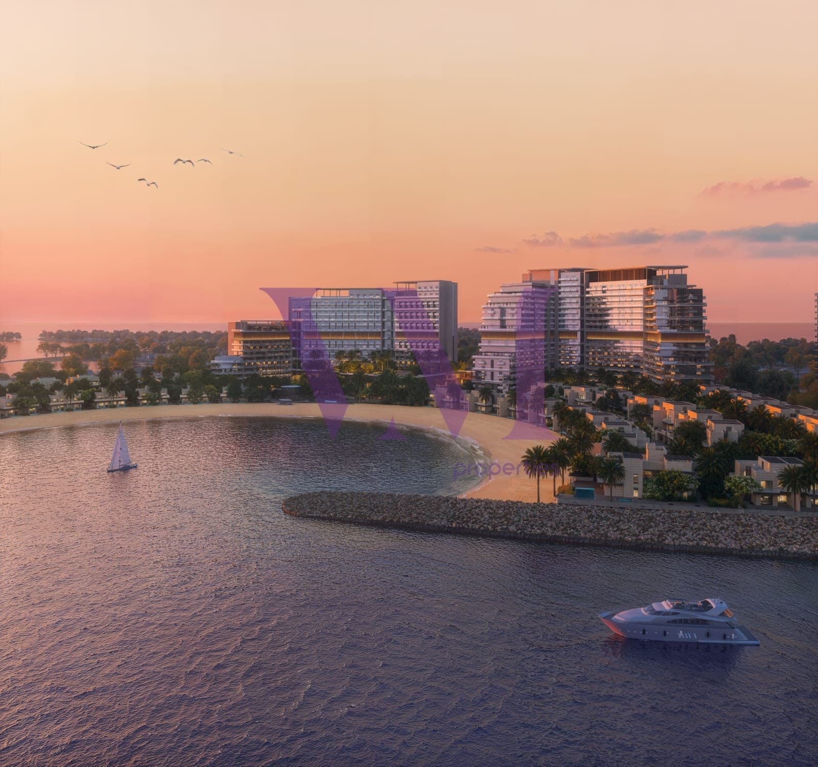Furnished 1-Bed Apartment, Al Marjan Island — Al Marjan Island