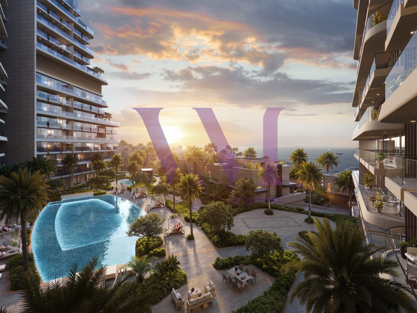 Furnished 1-Bed Apartment, Al Marjan Island — Al Marjan Island