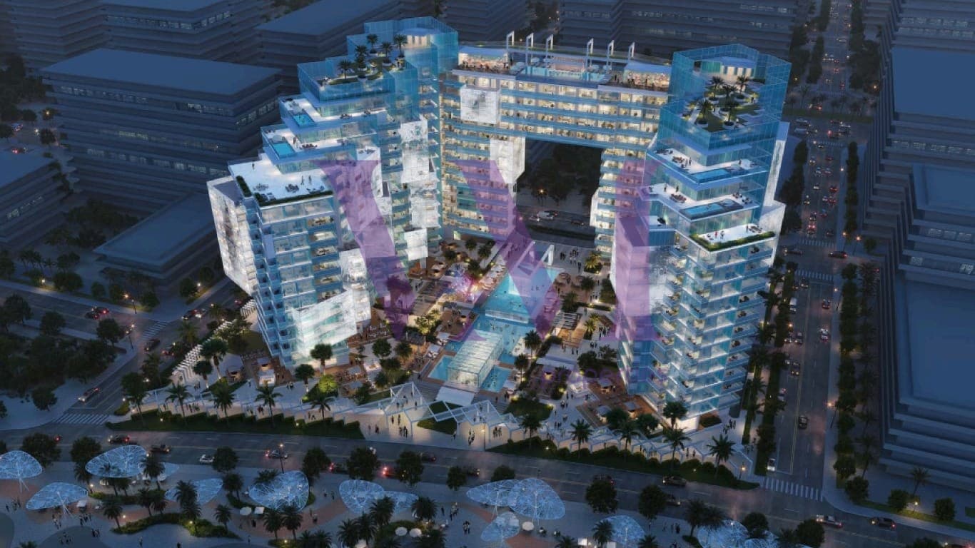 Ice Beach Furnished 1-Bed Apartment, Marjan Beach — Al Marjan Island