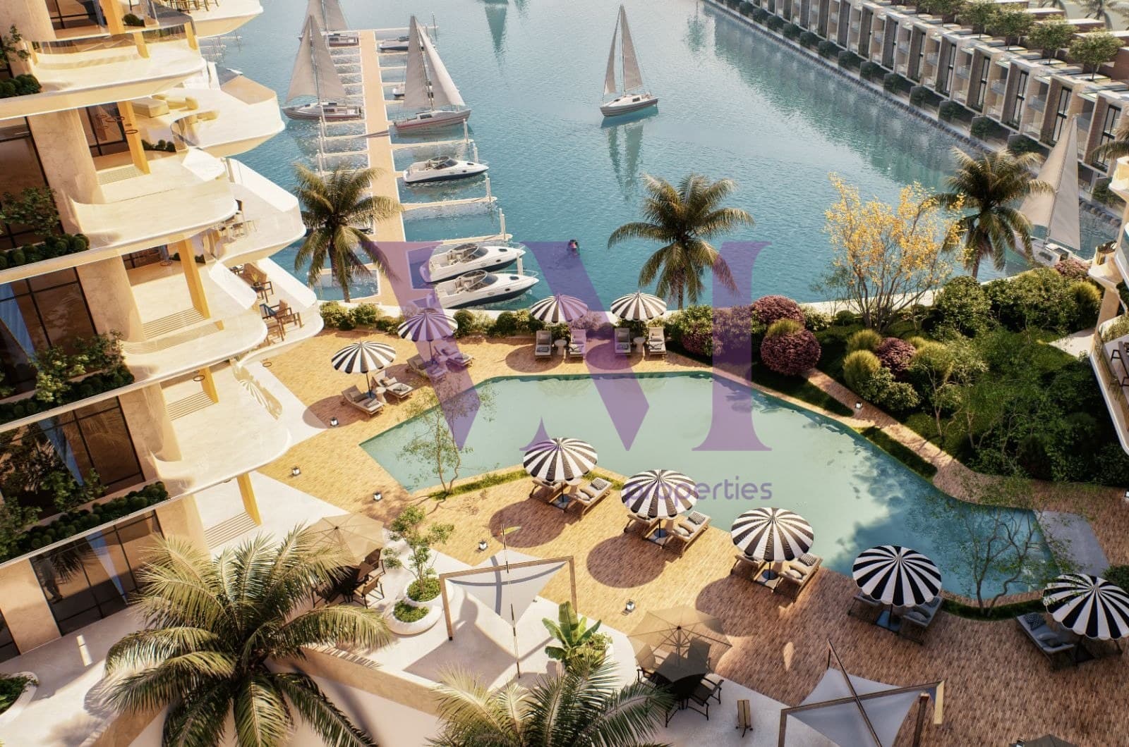 2 BR Apartment | Marina and Sea View | AL Hamra — Al Hamra Village