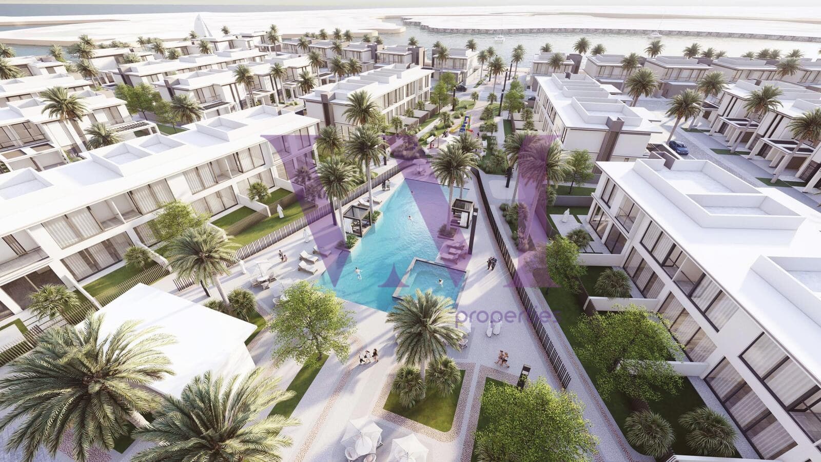 Luxury Fully Furnished Beachfront villa | Below OP — Al Hamra Village