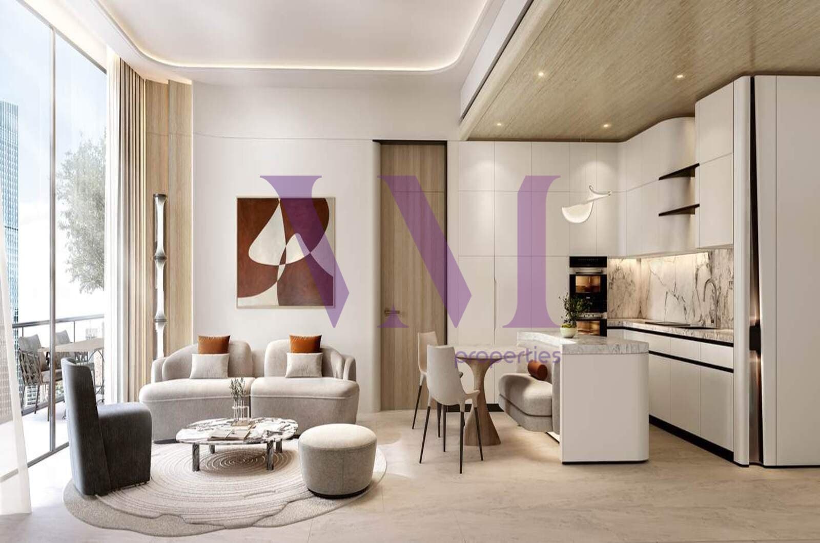 4Bd+maids / private pool with spacious balcony — Al Marjan Island