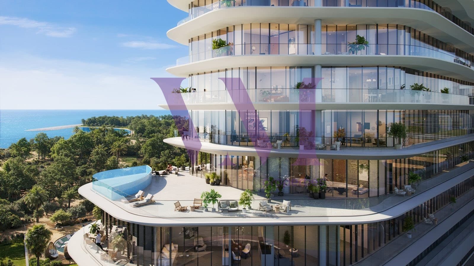 Furnished 2-Bed Apartment at Pelagia, RAK — Al Marjan Island