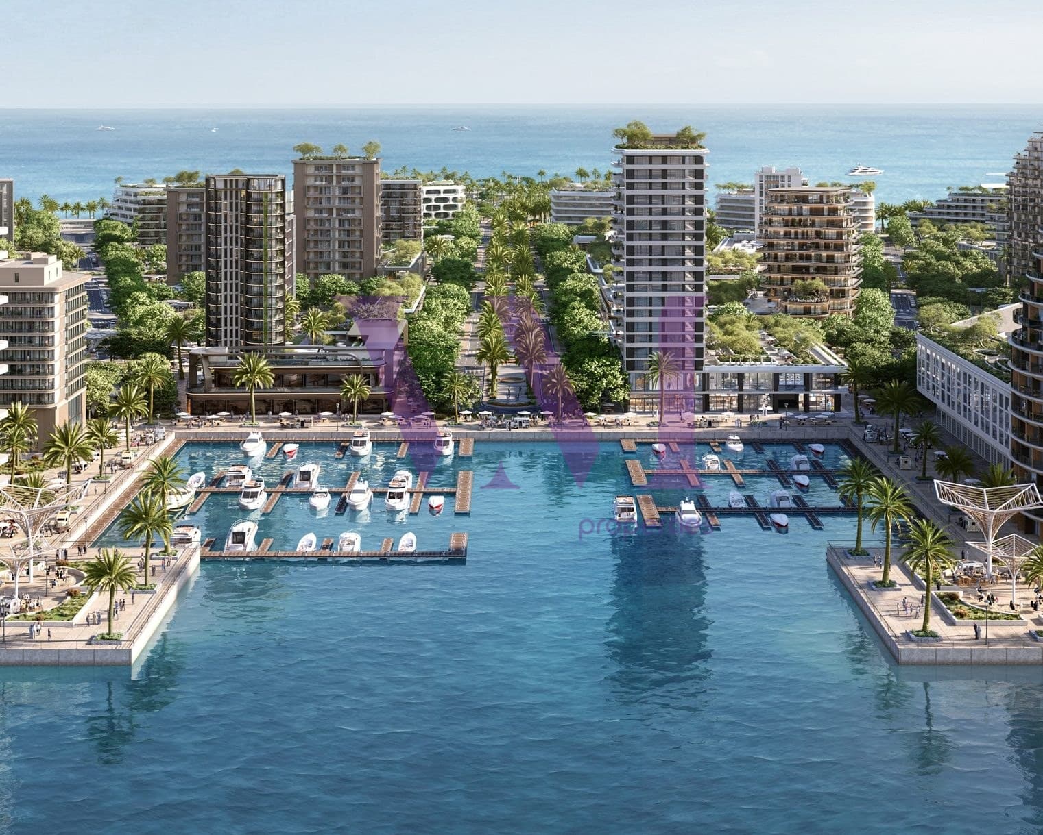 Modern 2BR Apartment at Mirasol II, RAK — Mina Al Arab