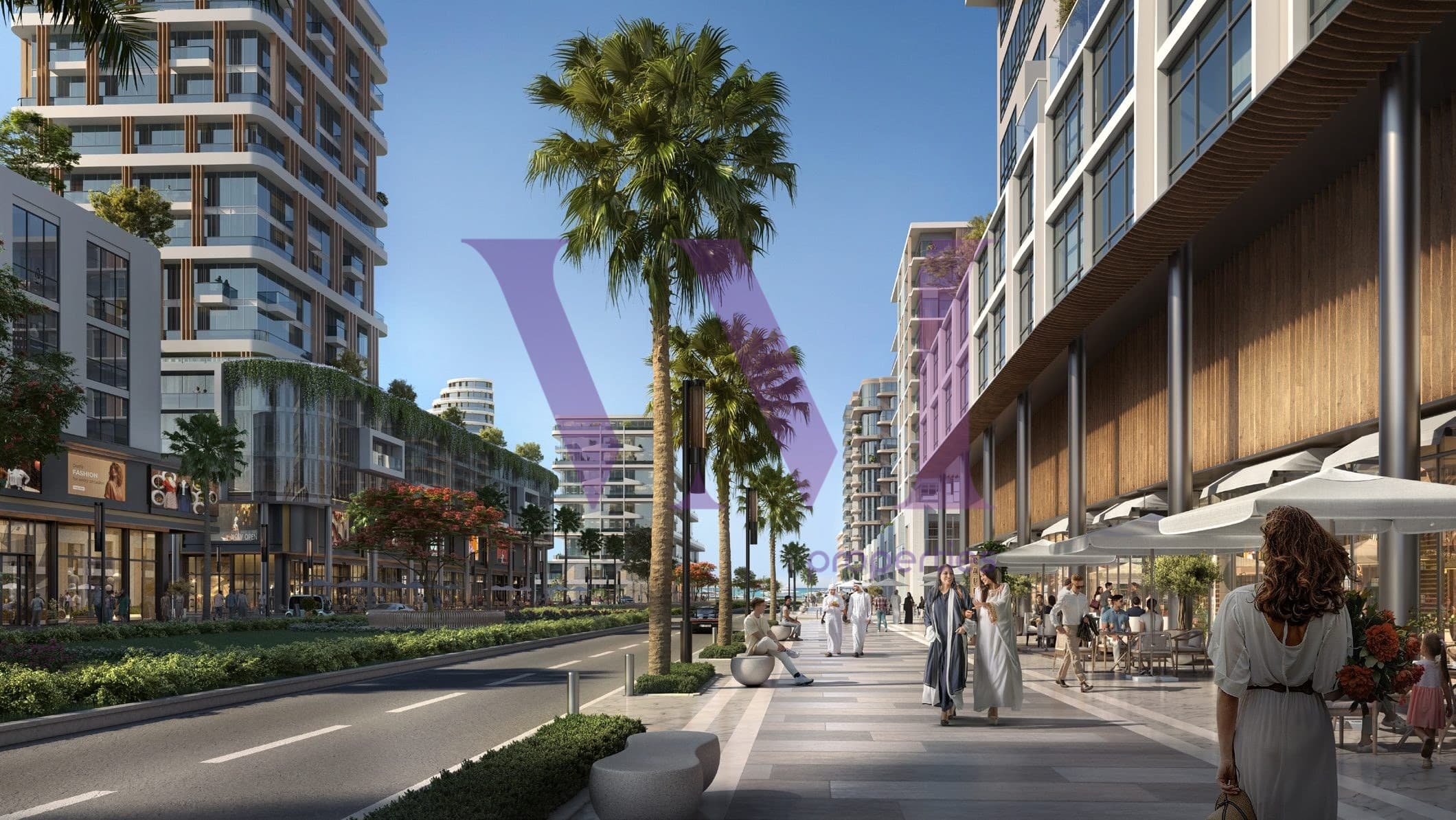 Modern 2BR Apartment at Mirasol II, RAK — Mina Al Arab