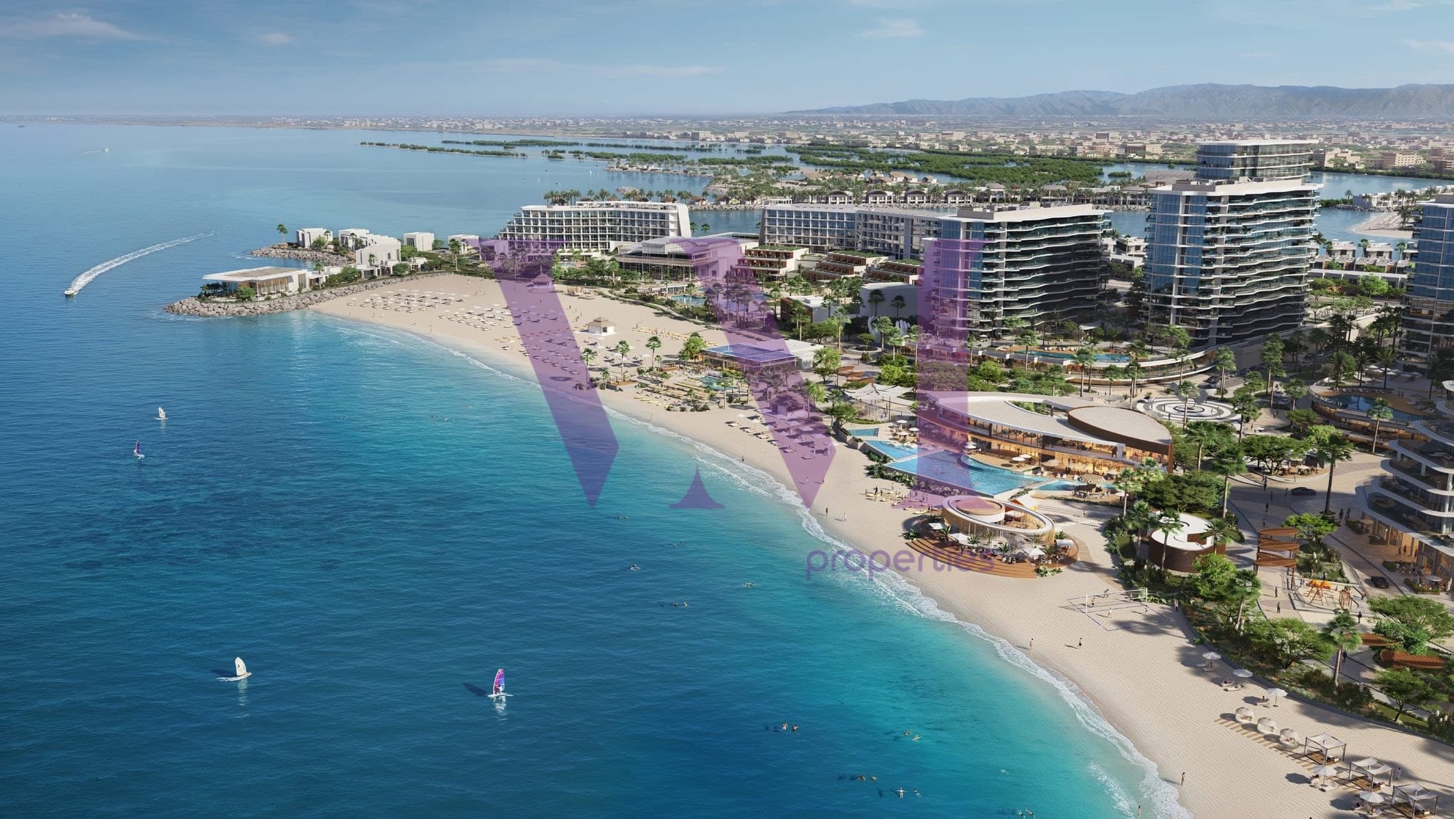 Modern 2BR Apartment at Mirasol II, RAK — Mina Al Arab