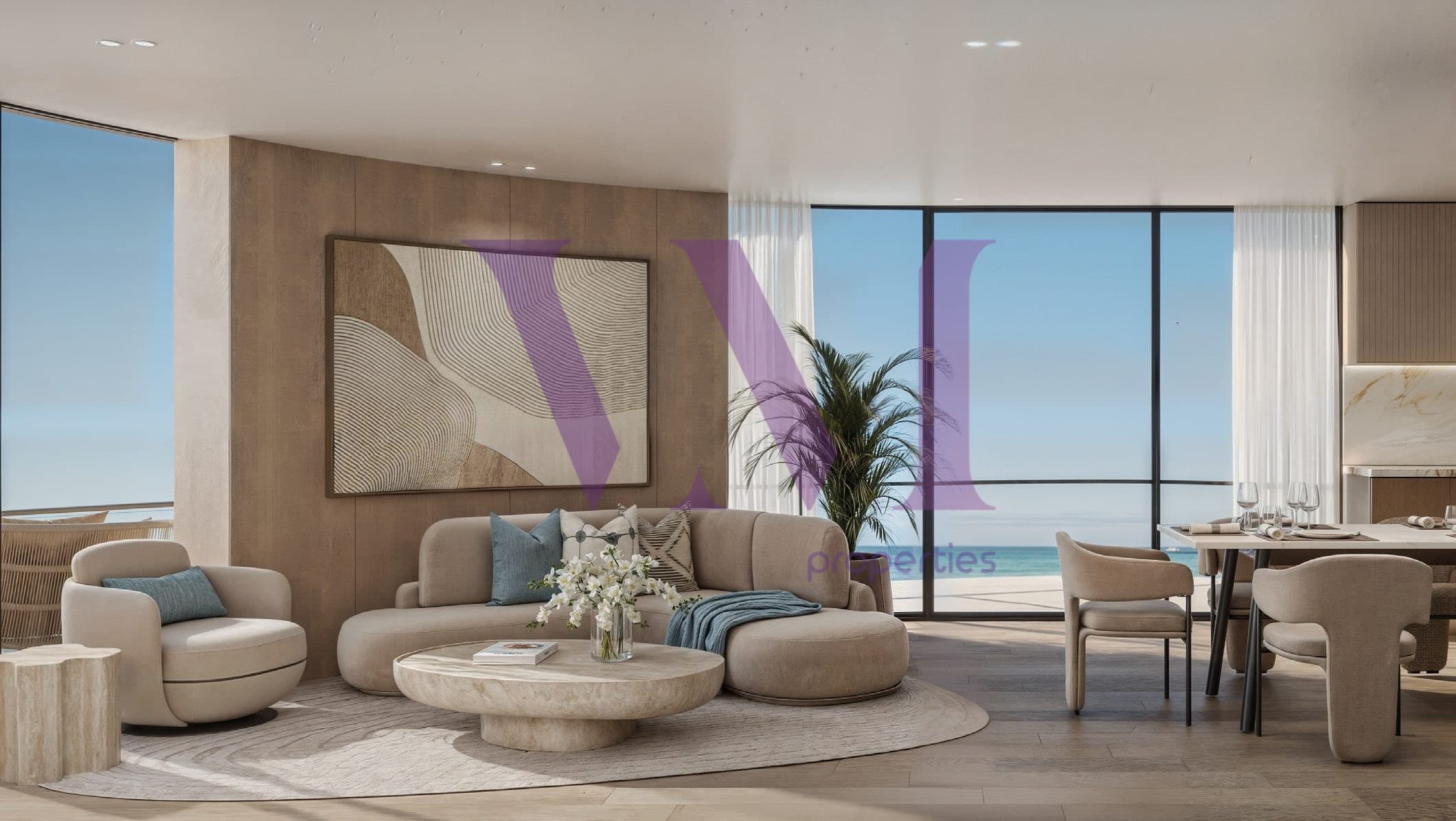 Modern 2BR Apartment at Mirasol II, RAK — Mina Al Arab