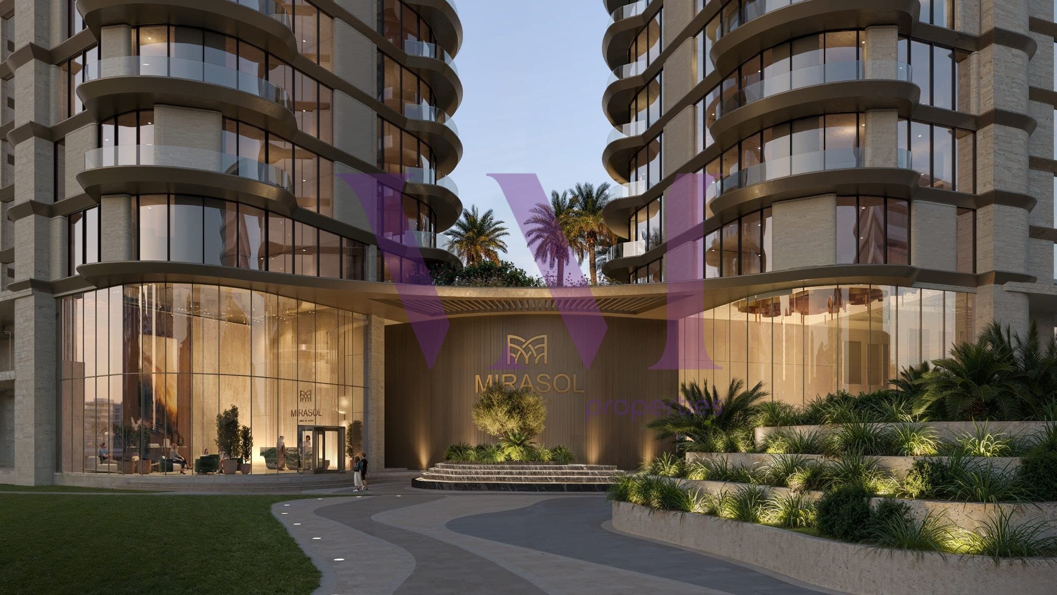 Modern 2BR Apartment at Mirasol II, RAK — Mina Al Arab